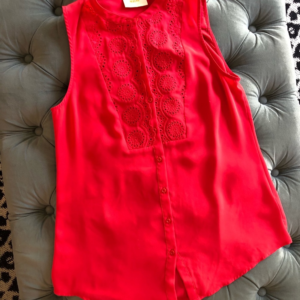 Anthro Maeve Marguerite Blouse, size 4